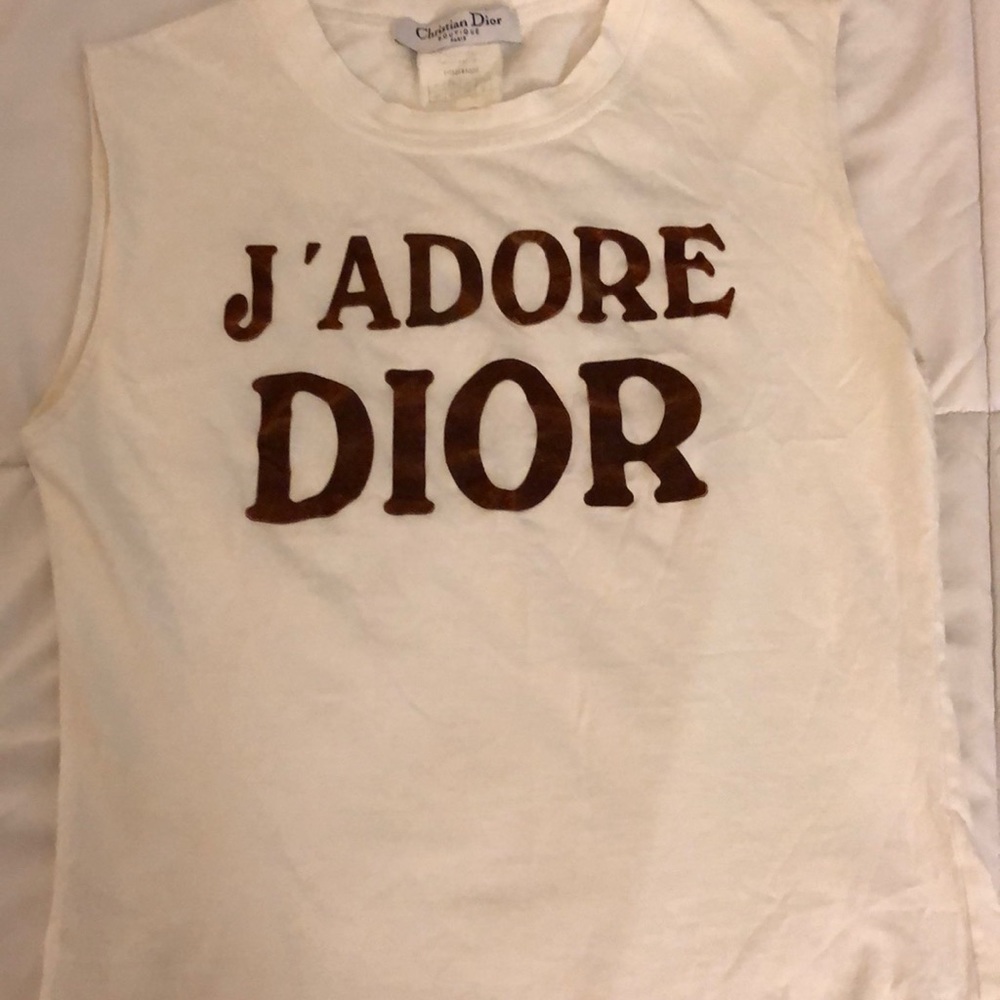 Vintage Christian Dior tank top